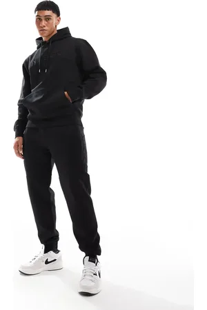 Nicce London Sorte joggingbukser med logo