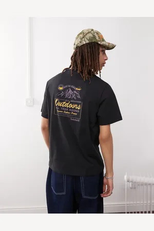 Timberland T-shirt med bjergprint på ryggen