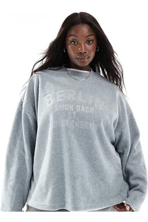 ASOS ASOS DESIGN Curve - sweatshirt med præget 