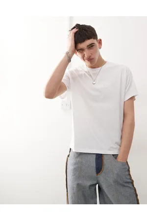 Reclaimed Cropped smal T-shirt i firkantet pasform