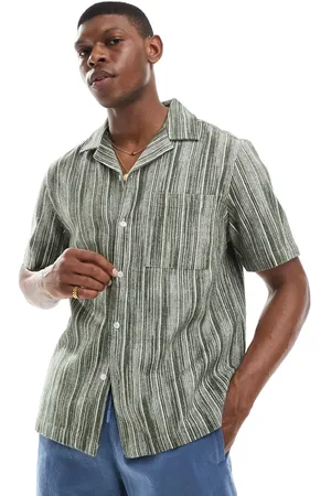 New Look T-shirt med tekstur og striber