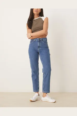 Dickies Ellendale - mom-jeans med mellemhøj talje i denim i lige pasform