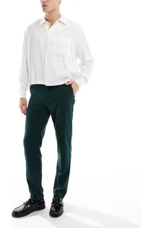 ASOS Skovgrønne og elegante bukser i slim fit