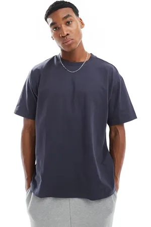 Cotton On Cotton On - Marineblå T-shirt i firkantet pasform