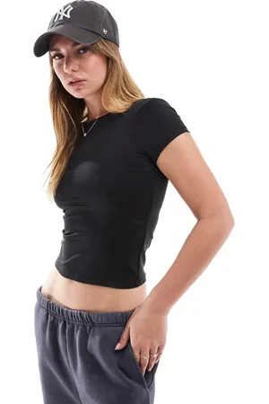 Cotton On Cotton On - T-shirt med åben ryg og bådudskæring