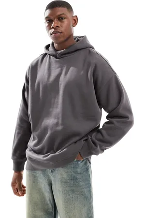 Threadbare Koksgrå og oversized hættetrøje