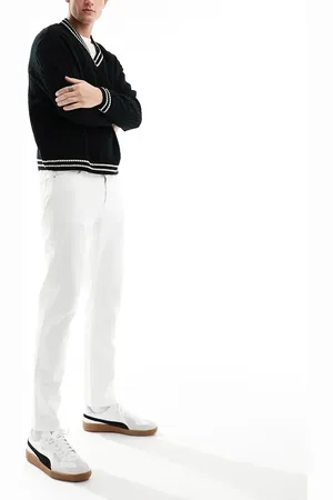 Tommy Hilfiger Tapered hvidvaskede dad-jeans i almindelig pasform-Marineblå