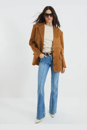 River Island Mellemblå og forvaskede bootcut-jeans
