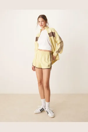 adidas Gule sprinter-shorts med tre striber