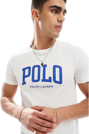 Ralph Lauren T-shirt med logoapplikation i chenile-stof