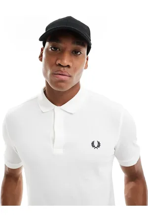 Fred Perry Ensfarvet poloskjorte