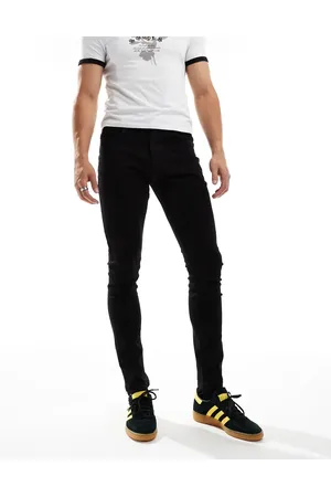 COLLUSION Sorte Mid Rise skinny-jeans
