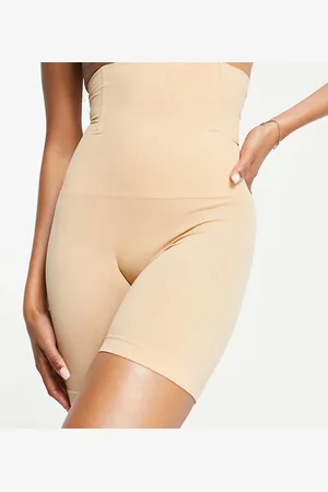 Fashionkilla Formgivende glam-shorts med høj talje-Neutral