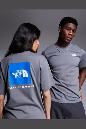The North Face NSE Box - Mørkegrå T-shirt med logoprint på ryggen