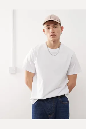 Weekday T-shirt i kraftig jersey i firkantet pasform