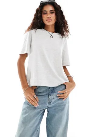 Weekday Perfect - T-shirt i firkantet pasform