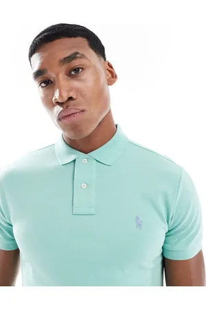 Ralph Lauren Polo med ikonlogo i piqué i slim fit