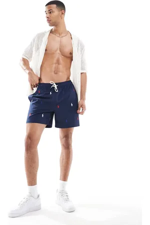 Ralph Lauren Traveler - badeshorts med gennemgående ikonlogoprint i klassisk pasform