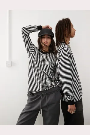 Obey Established Works Eyes - langærmet T-shirt med striber
