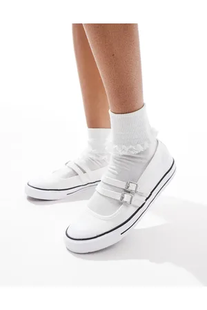 Converse Chuck Taylor - All Star - Hvide Mary Jane-ballerinaer