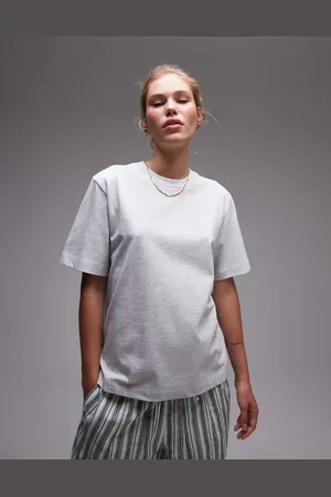 Topshop Premium - basis-T-shirt med korte ærmer