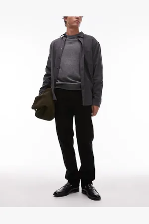 Topman Sorte smalle jeans med stretch