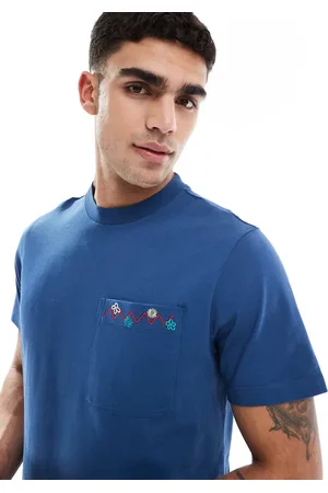 Farah Stacy - T-shirt med lommebroderi