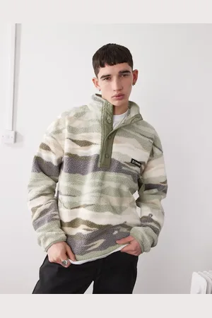 Columbia Helvetia II - fleece med halv knapstolpe og print