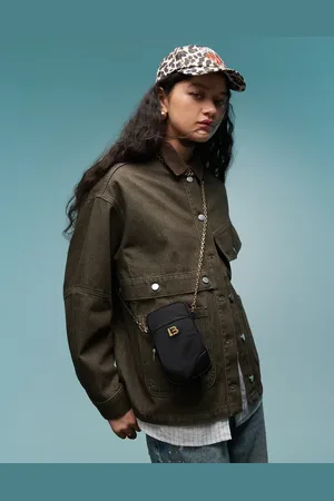 Bimba y Lola Lille crossbody-taske med guldfarvede metaldetaljer