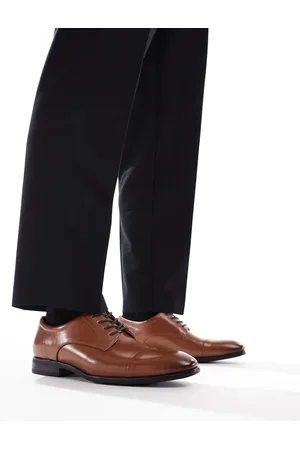 Schuh Ross - Gyldenbrune sko med snørebånd og tåhætte