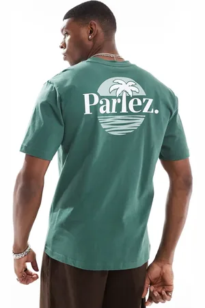Parlez Boca - og kortærmet T-shirt med logo og print på ryggen