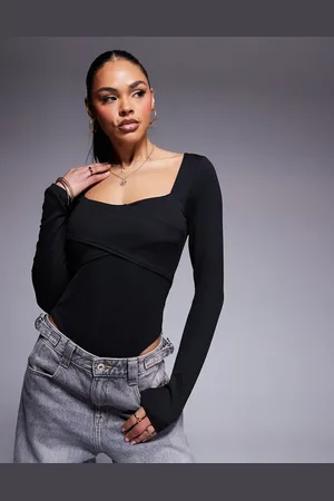 ASOS Bodystocking med krydsende detalje foran