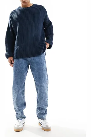 Tommy Hilfiger Isaac - Mellemvaskede, afslappede og tapered jeans-Blå