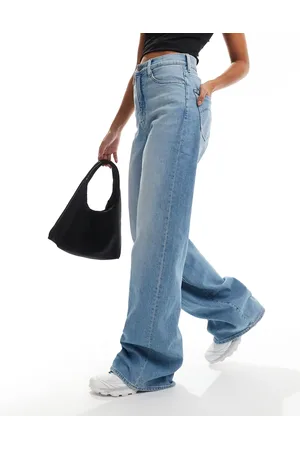G-Star Deck 2.0 - Højtaljede denimjeans med løs pasform i lyseblå vask