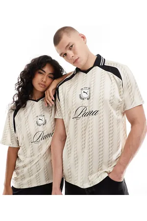 PUMA Archive Print - Hvid og sort fodboldtrøje - Kun hos ASOS