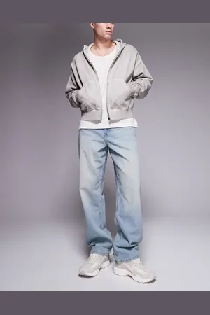 ASOS Baggy jeans i light wash blue-Blå