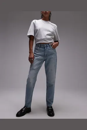Calvin Klein Lyseblå mom-jeans