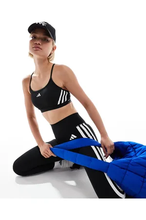 adidas Adidas Training - Essentials - sports-BH med let støtte og 3 striber