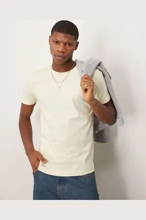 Abercrombie & Fitch T-shirt med rund hals og hævet elg-ikonlogo