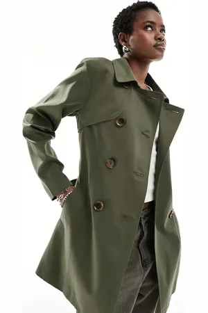 ONLY Kakigrøn trenchcoat