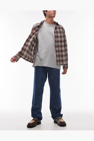 Carhartt Blå jeans med dobbelte knæ
