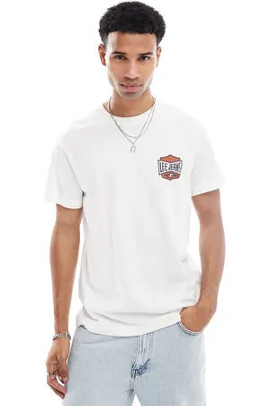 Lee Archive - og afslappet T-shirt med logo på brystet