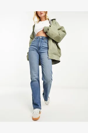 ASOS Blå jeans med lige ben og comfort-stretch