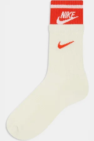 Nike Cremehvide sokker med puder-Neutral