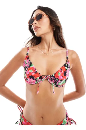 Boux Avenue Bikinitop med bøjle og blomstermønster