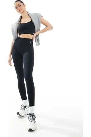 4th & Reckless Sorte sømløse leggings - Del af sæt