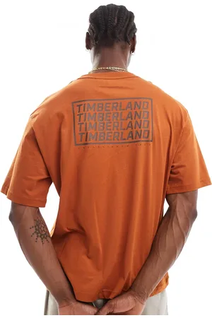 Timberland Oversized T-shirt med gentaget logoprint - Kun hos ASOS