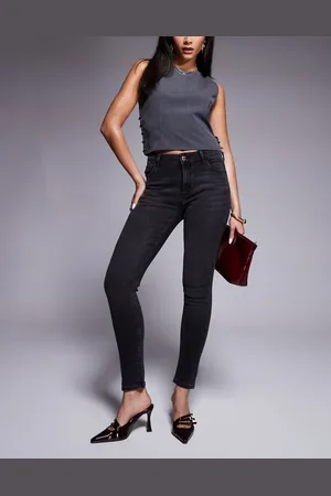 River Island Sorte skinny-jeans