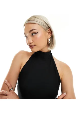 Weekday Shyla - og højhalset halterneck-top