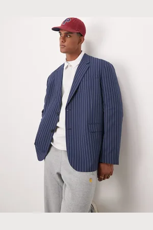 ASOS Og oversized blazer med nålestriber og løstsiddende pasform